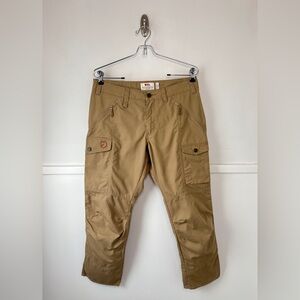 Fjallraven Nikka Curved Hiking Trouser in Suede Brown